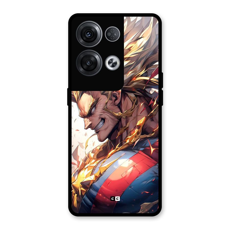 Amazing Almight Glass Back Case for Oppo Reno8 Pro 5G