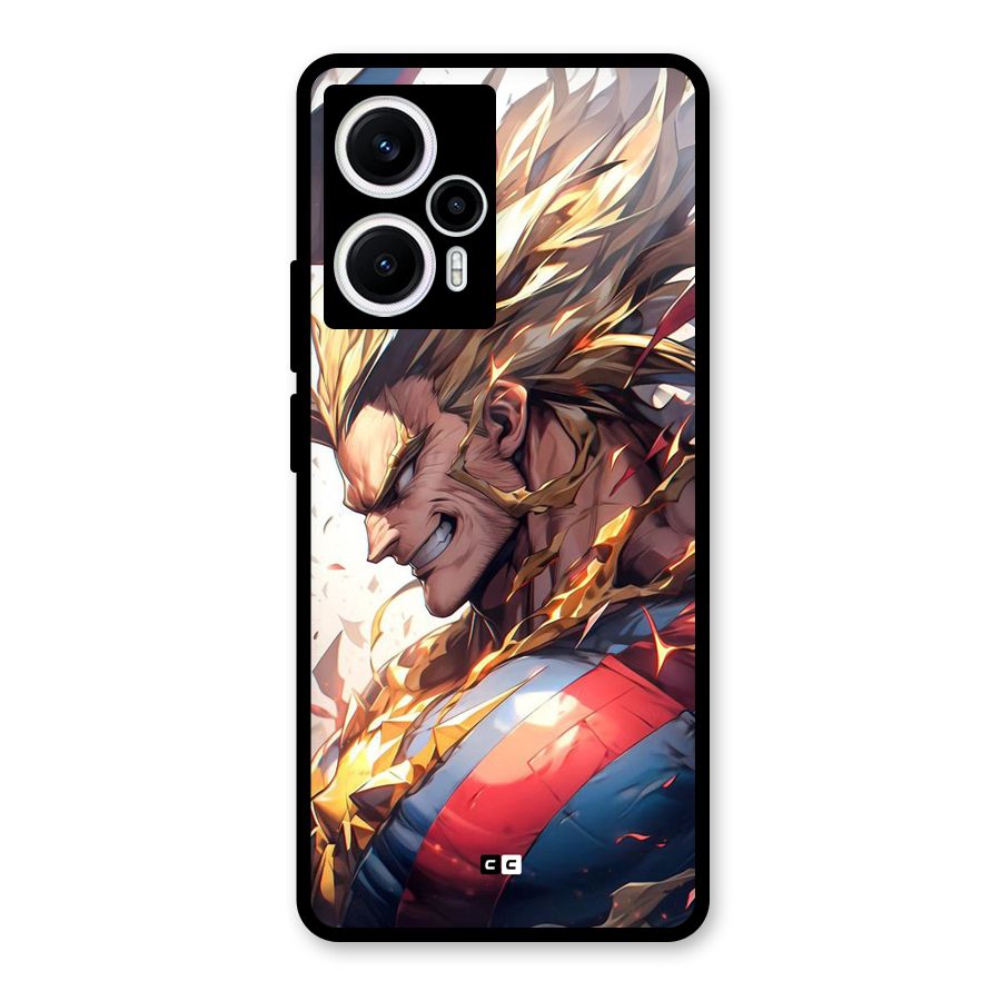 Amazing Almight Glass Back Case for Poco F5