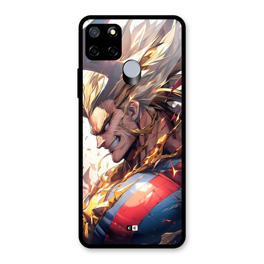Amazing Almight Glass Back Case for Realme C12