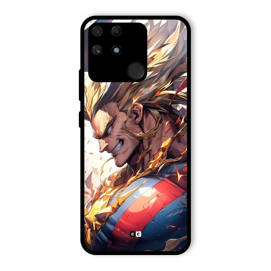 Amazing Almight Glass Back Case for Realme Narzo 50A