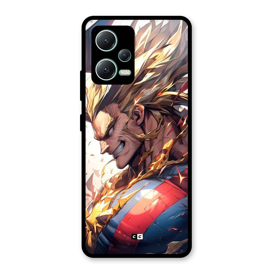 Amazing Almight Glass Back Case for Redmi Note 12 5G