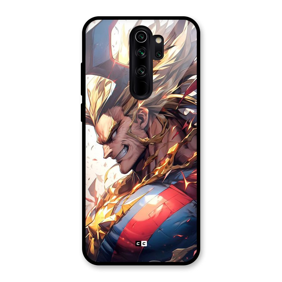Amazing Almight Glass Back Case for Redmi Note 8 Pro