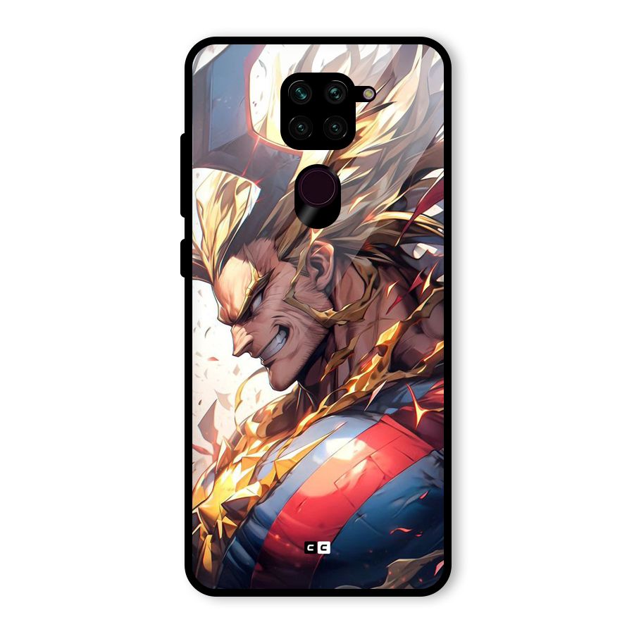 Amazing Almight Glass Back Case for Redmi Note 9