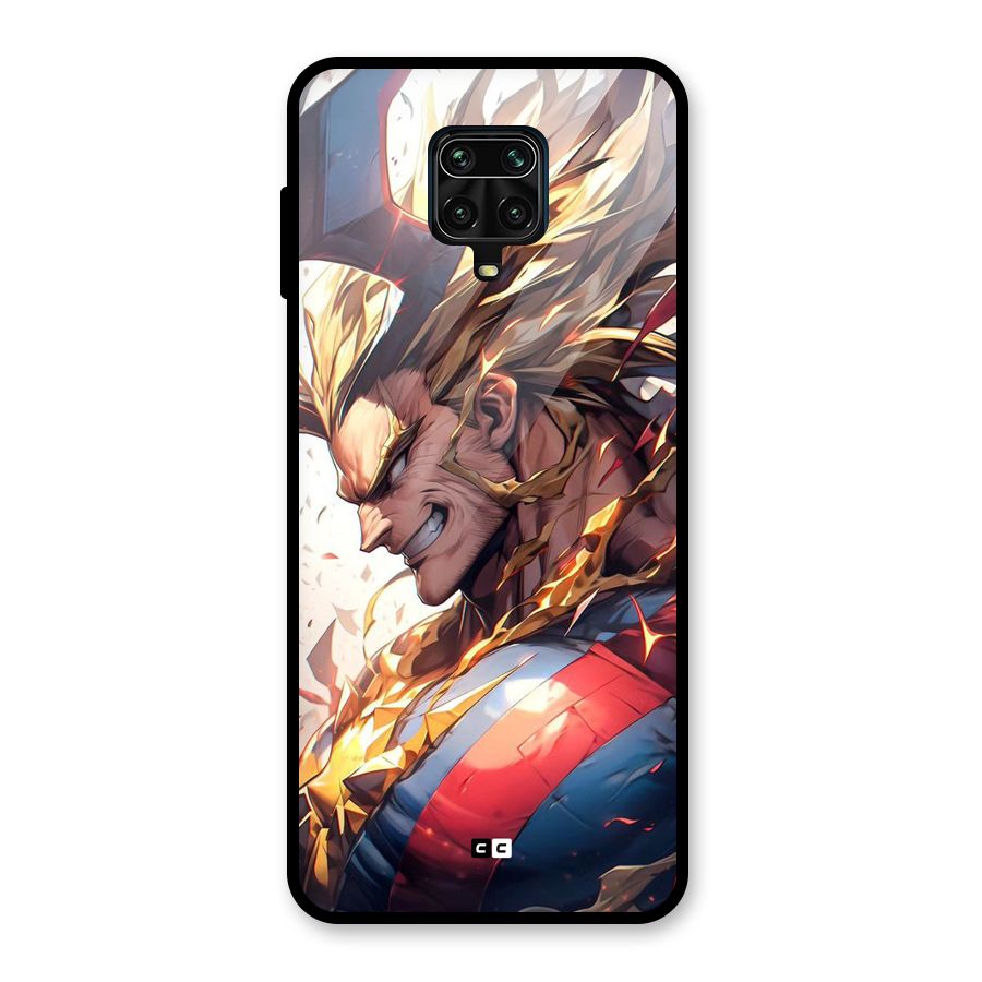 Amazing Almight Glass Back Case for Redmi Note 9 Pro