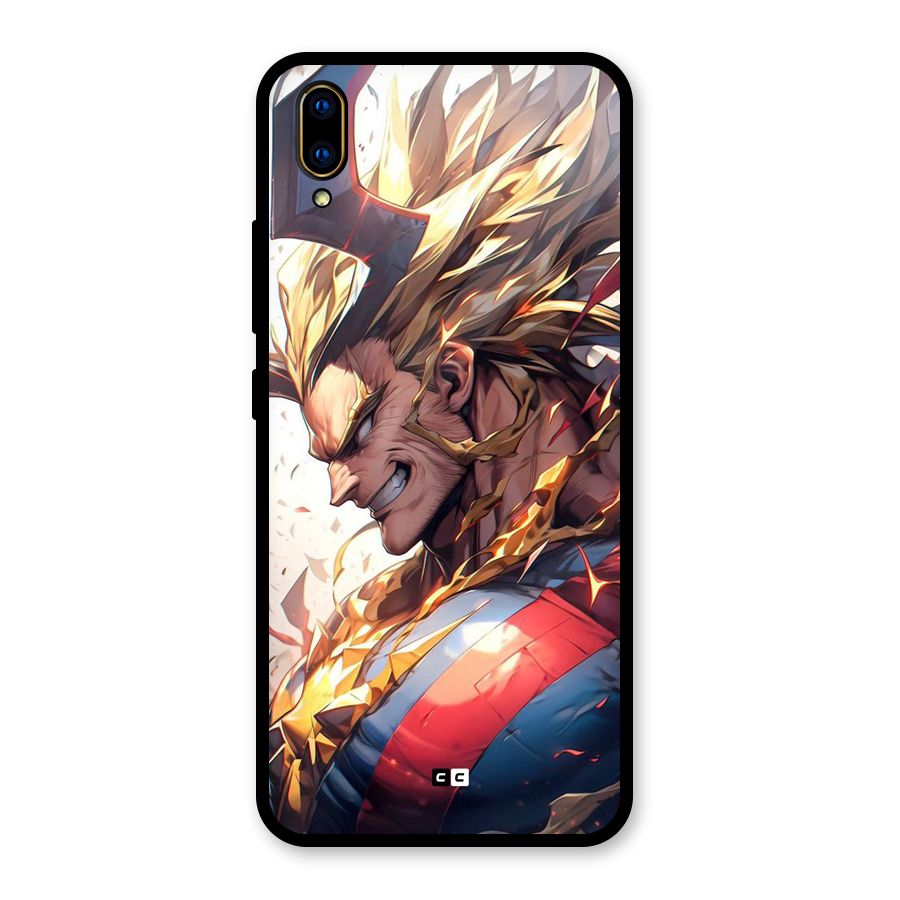 Amazing Almight Glass Back Case for Vivo V11 Pro