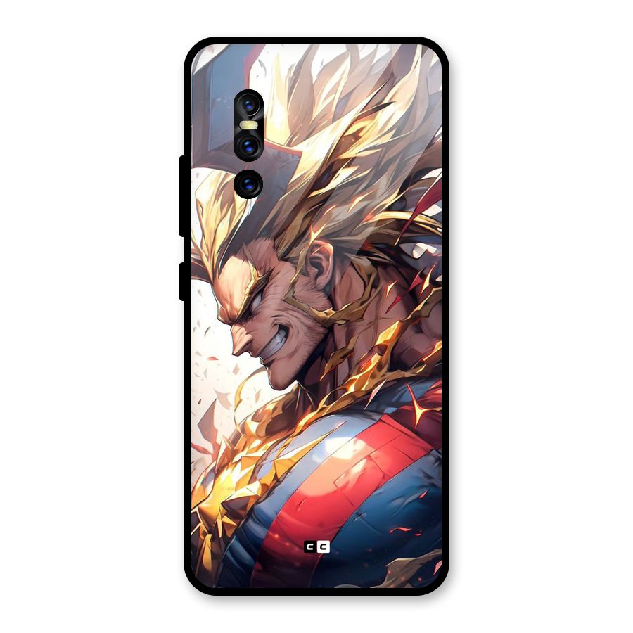 Amazing Almight Glass Back Case for Vivo V15 Pro