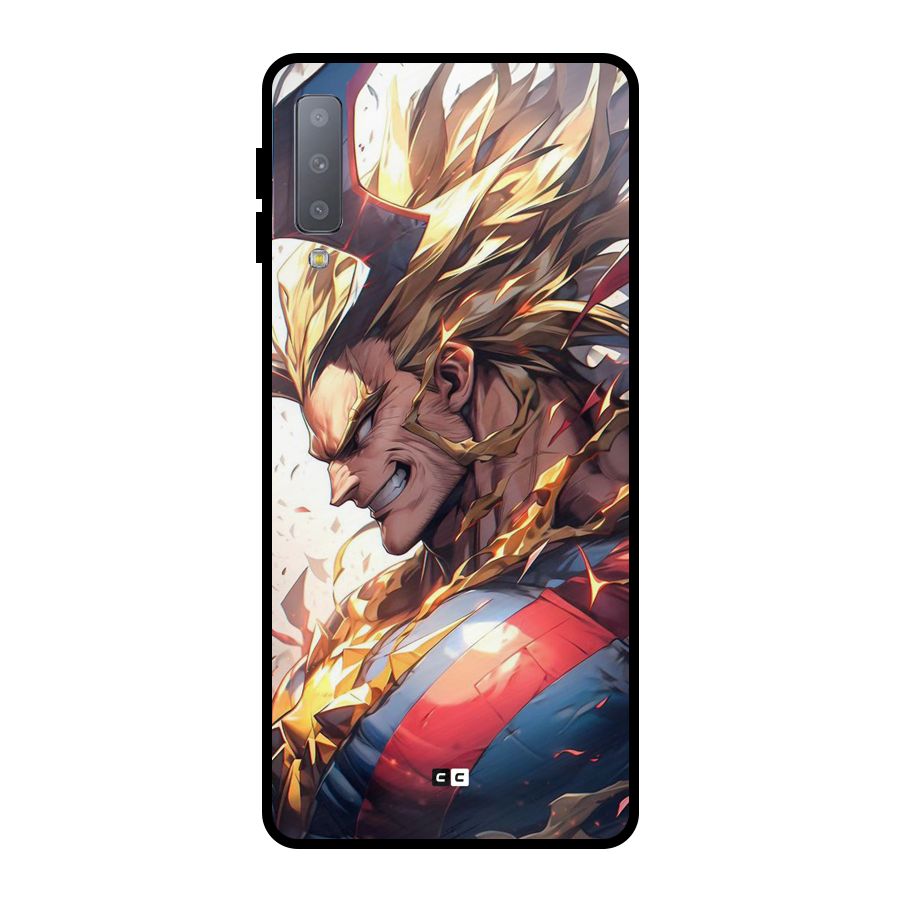 Amazing Almight Metal Back Case for Galaxy A7 (2018)
