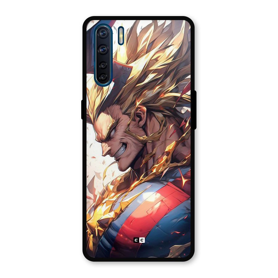 Amazing Almight Metal Back Case for Oppo F15