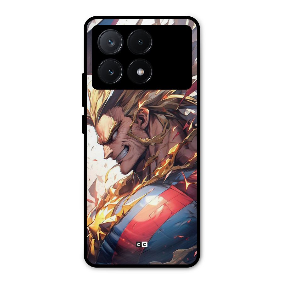 Amazing Almight Metal Back Case for Poco X6 Pro