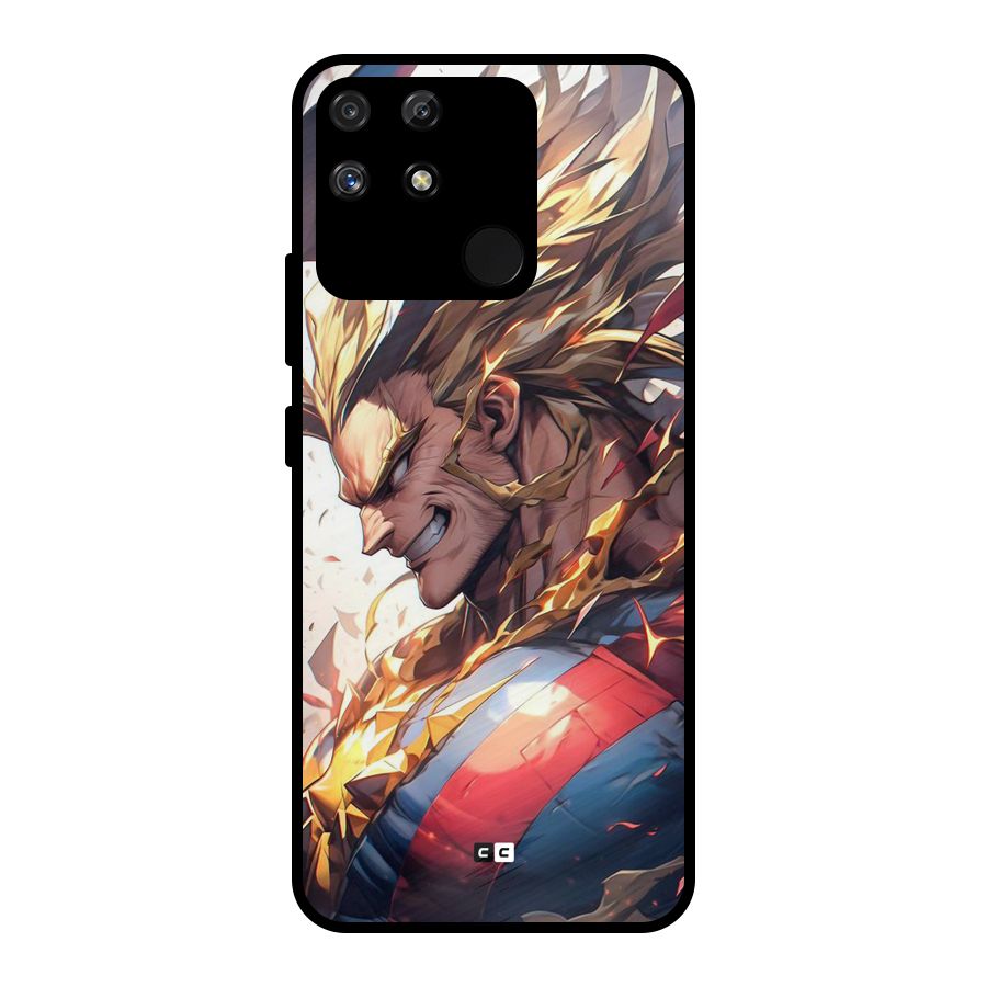 Amazing Almight Metal Back Case for Realme Narzo 50A