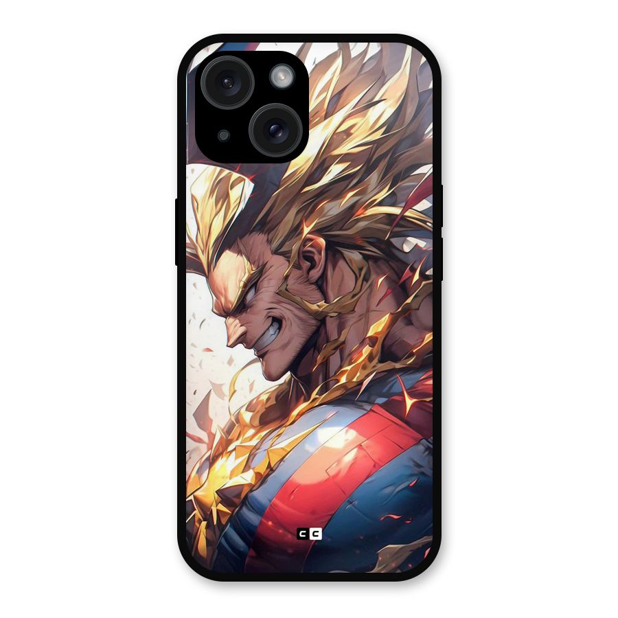 Amazing Almight Metal Back Case for iPhone 15