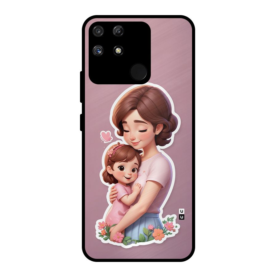 Amazing Bond Metal Back Case for Realme Narzo 50A