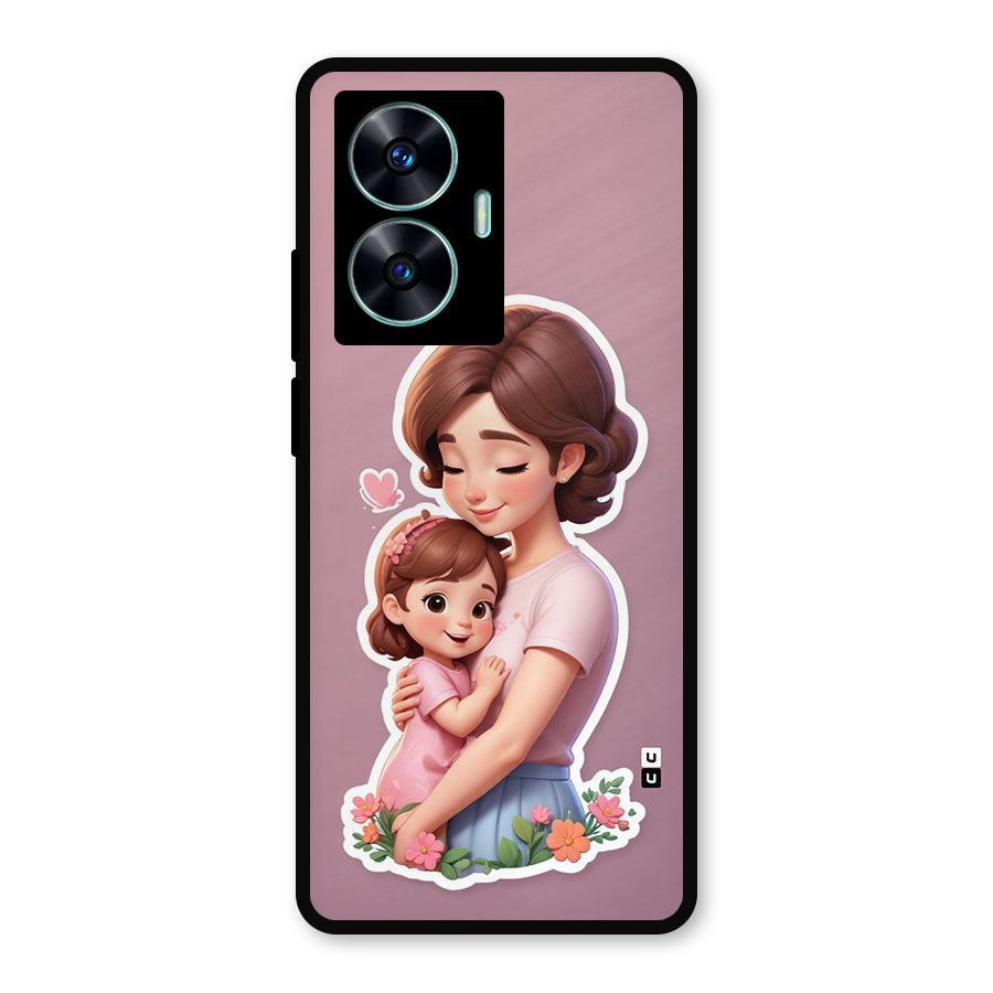 Amazing Bond Metal Back Case for Realme Narzo N55
