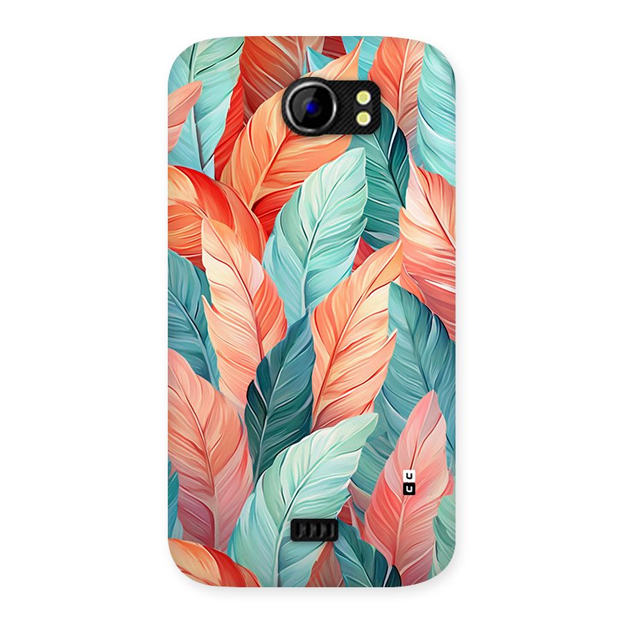 Amazing Colorful Leaves Back Case for Canvas 2 A110
