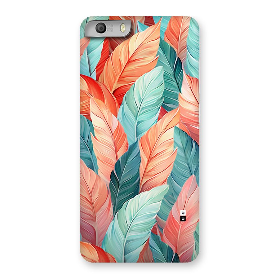 Amazing Colorful Leaves Back Case for Canvas Knight 2