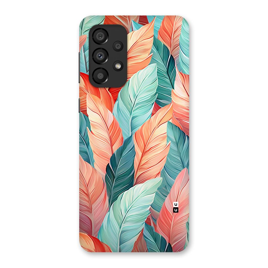 Amazing Colorful Leaves Back Case for Galaxy A33 5G