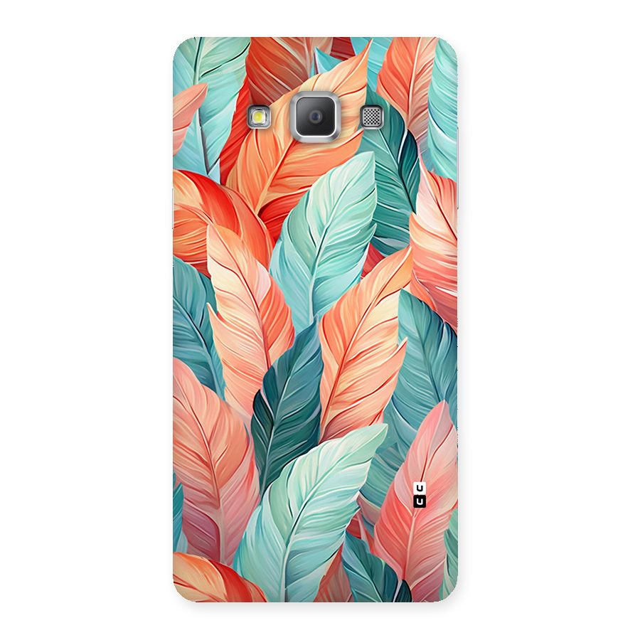 Amazing Colorful Leaves Back Case for Galaxy A7