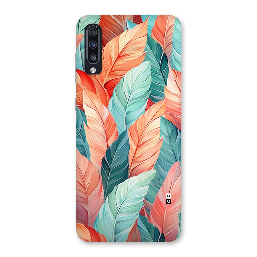 Amazing Colorful Leaves Back Case for Galaxy A70s