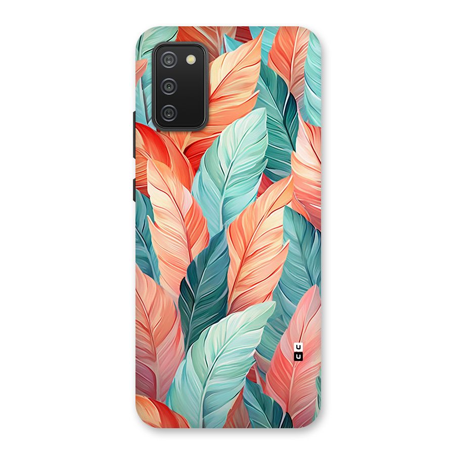 Amazing Colorful Leaves Back Case for Galaxy F02s