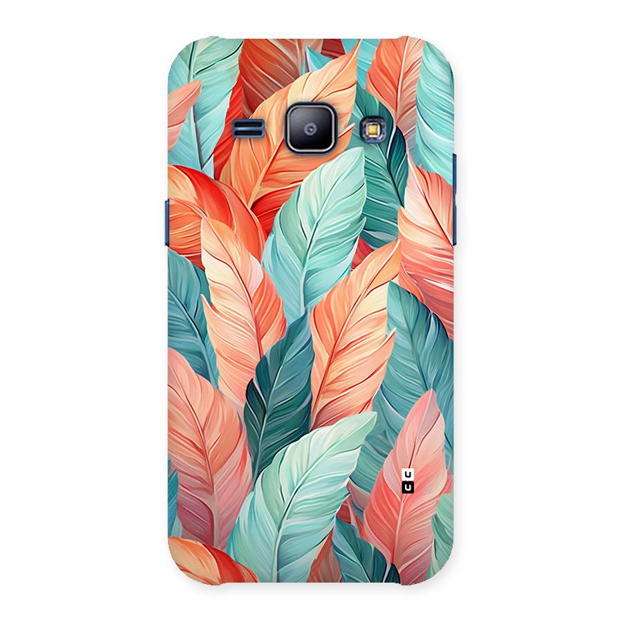 Amazing Colorful Leaves Back Case for Galaxy J1