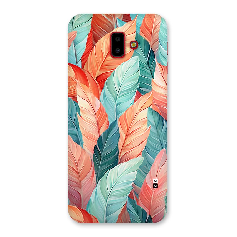 Amazing Colorful Leaves Back Case for Galaxy J6 Plus