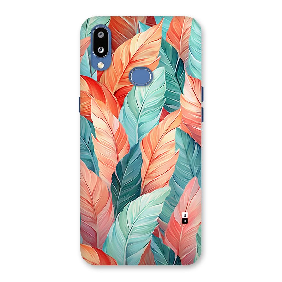 Amazing Colorful Leaves Back Case for Galaxy M01s