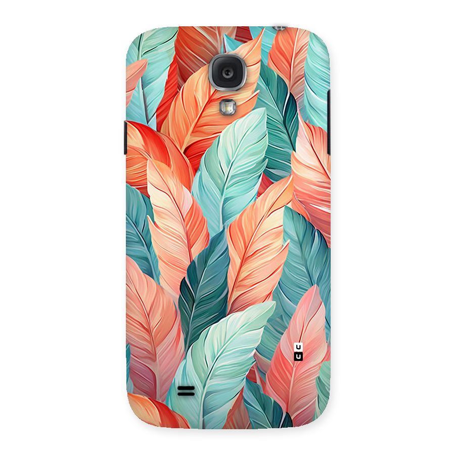 Amazing Colorful Leaves Back Case for Galaxy S4