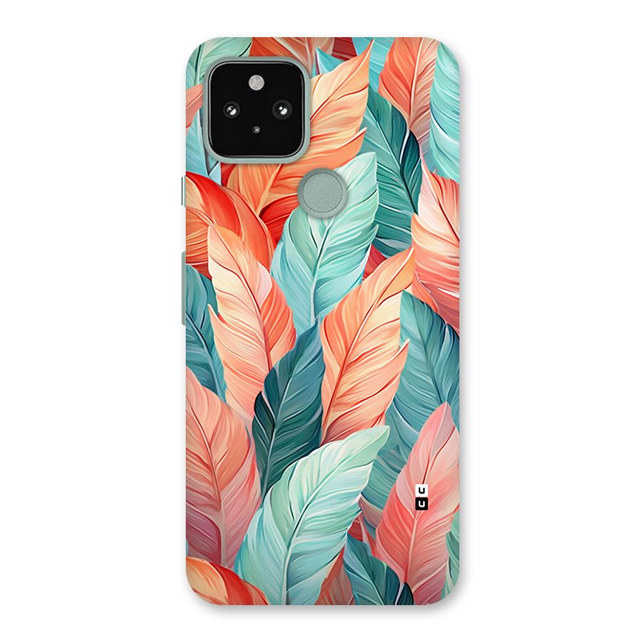 Amazing Colorful Leaves Back Case for Google Pixel 5
