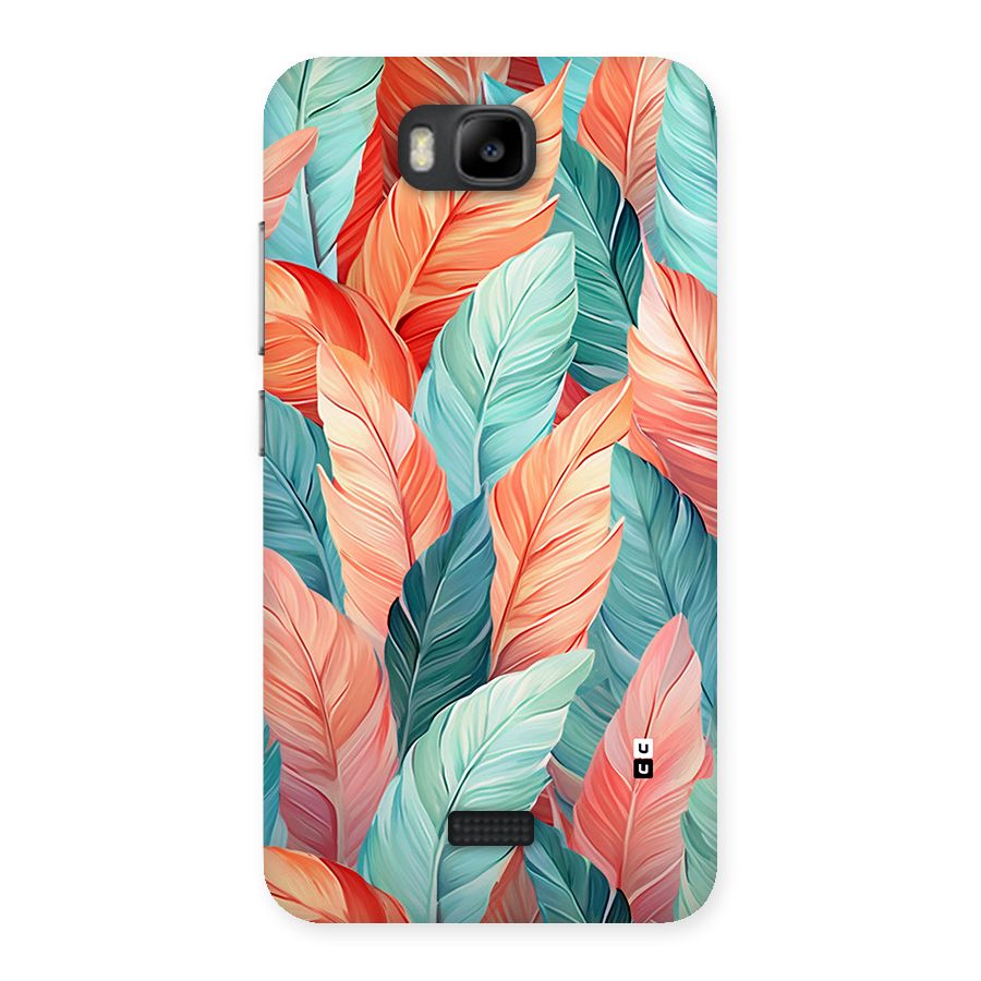 Amazing Colorful Leaves Back Case for Honor Bee