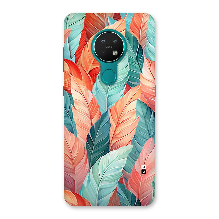Amazing Colorful Leaves Back Case for Nokia 7.2