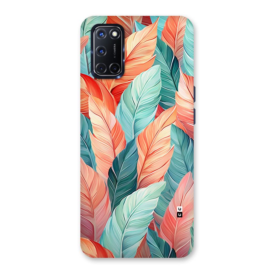 Amazing Colorful Leaves Back Case for Oppo A52