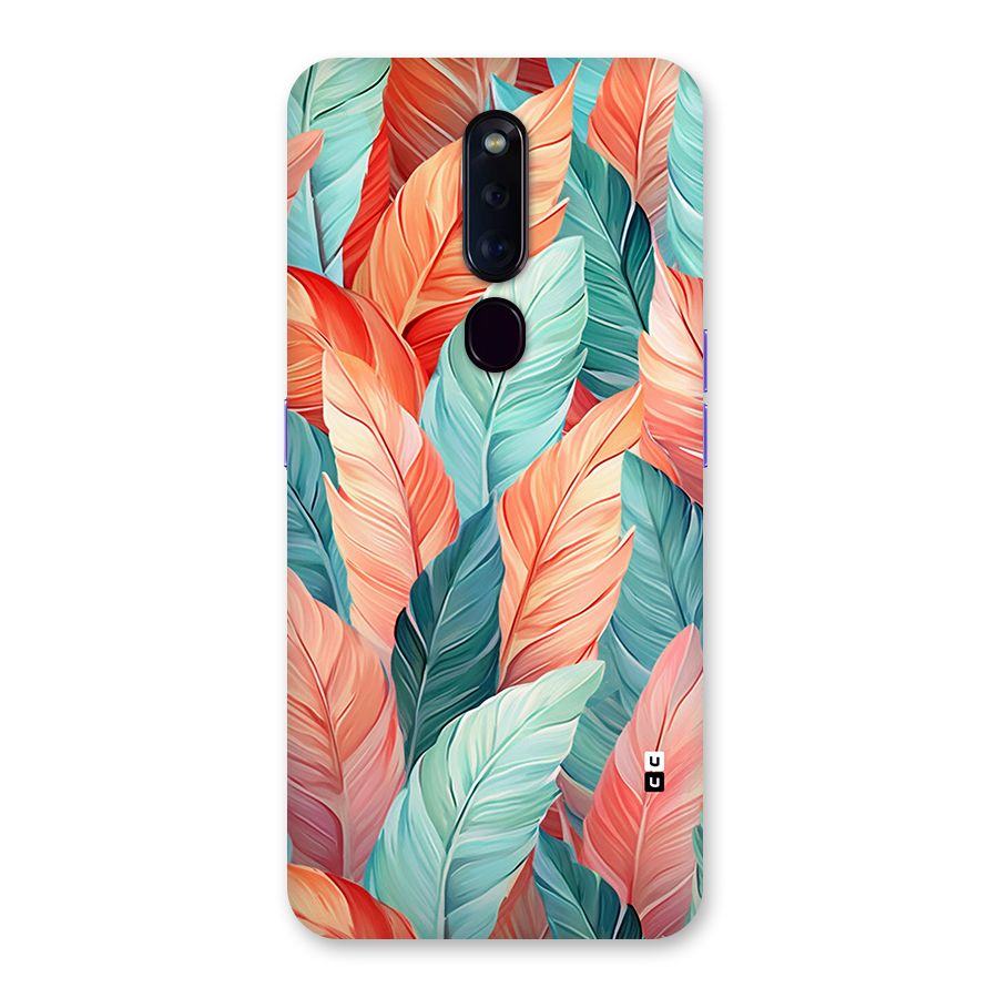 Amazing Colorful Leaves Back Case for Oppo F11 Pro