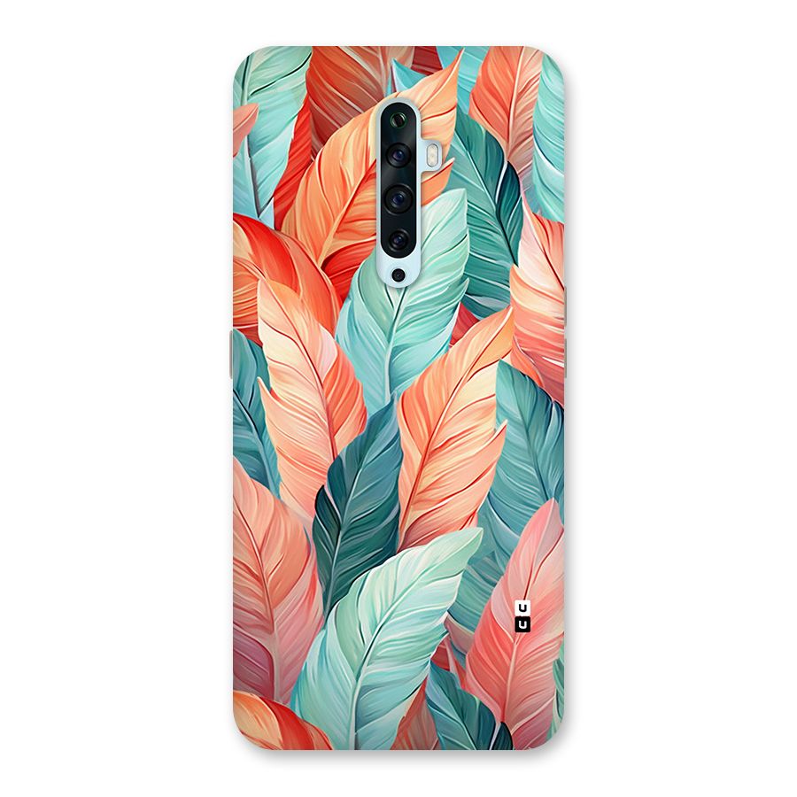 Amazing Colorful Leaves Back Case for Oppo Reno2 F