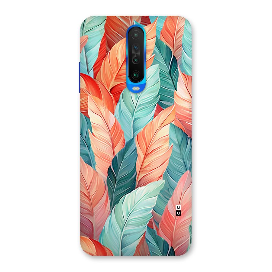 Amazing Colorful Leaves Back Case for Poco X2