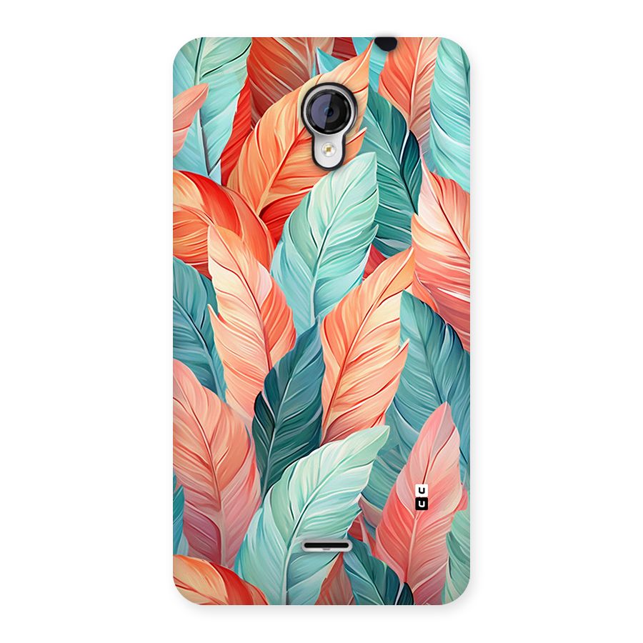 Amazing Colorful Leaves Back Case for Unite 2 A106