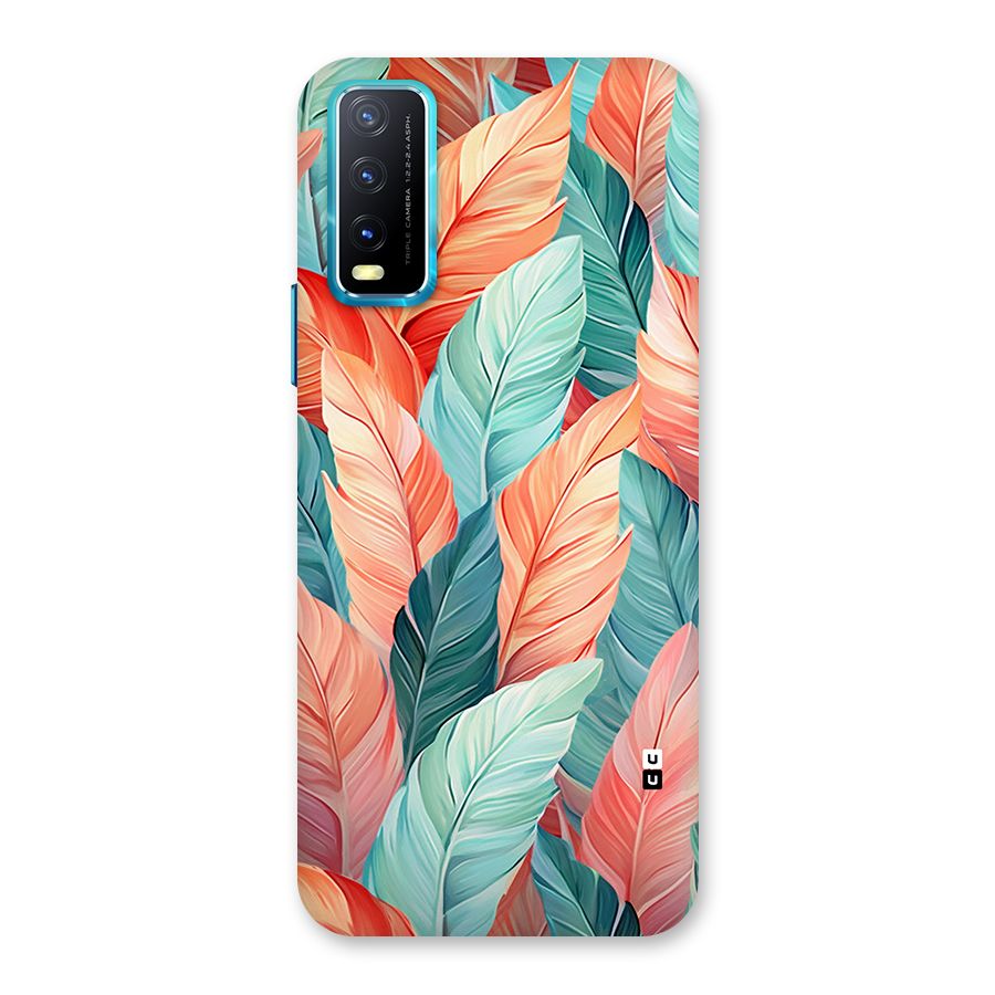 Amazing Colorful Leaves Back Case for Vivo Y20s