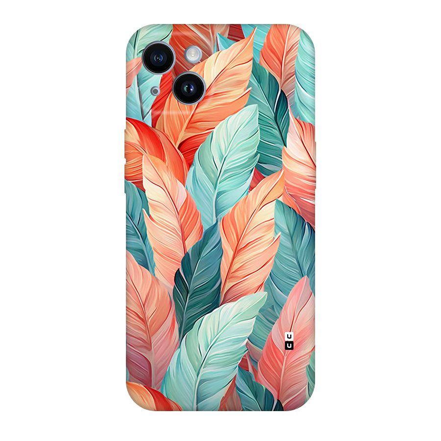 Amazing Colorful Leaves Back Case for iPhone 14