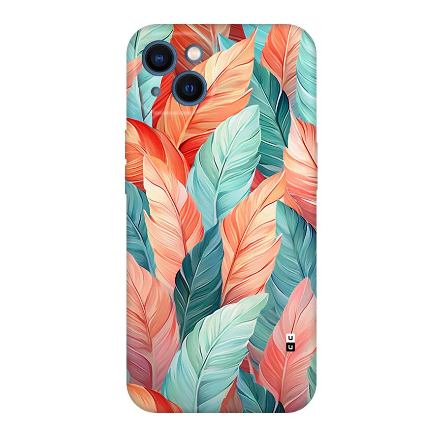 Amazing Colorful Leaves Back Case for iPhone 13