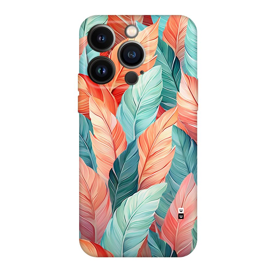 Amazing Colorful Leaves Back Case for iPhone 14 Pro