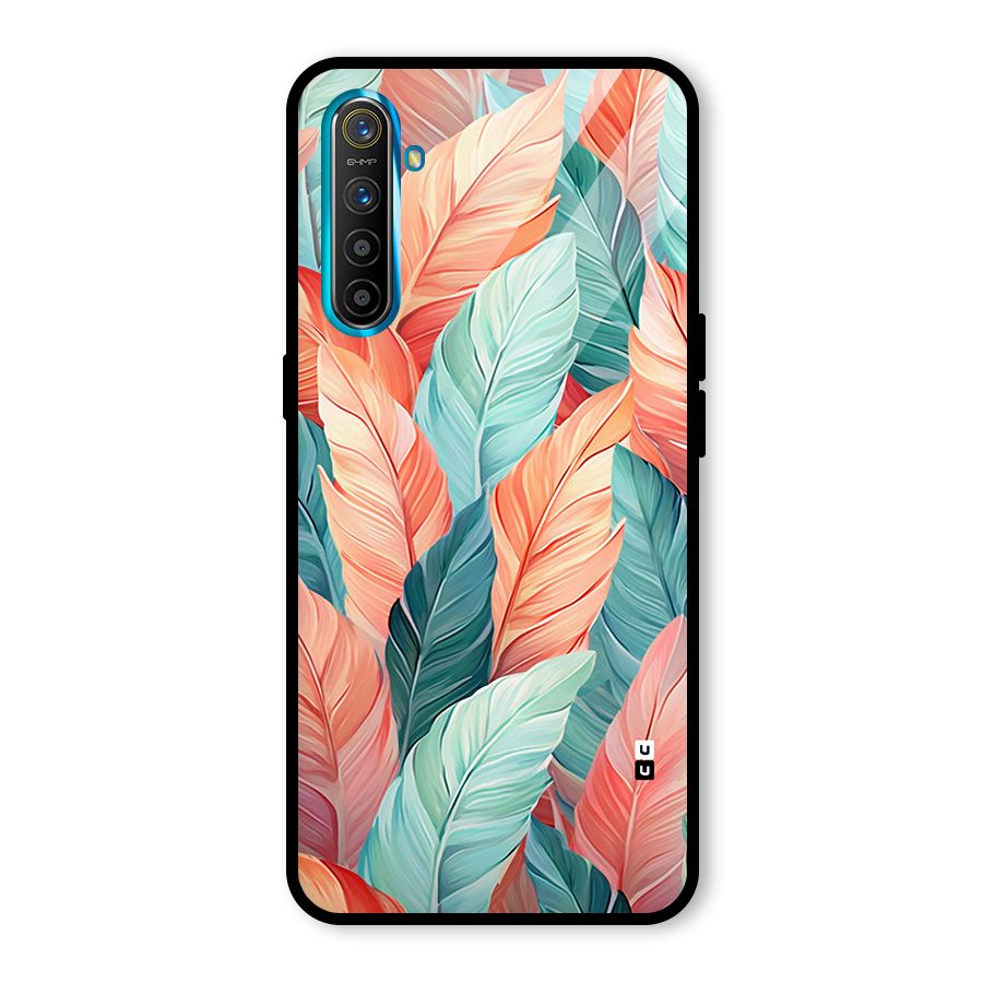 Amazing Colorful Leaves Glass Back Case for Realme X2