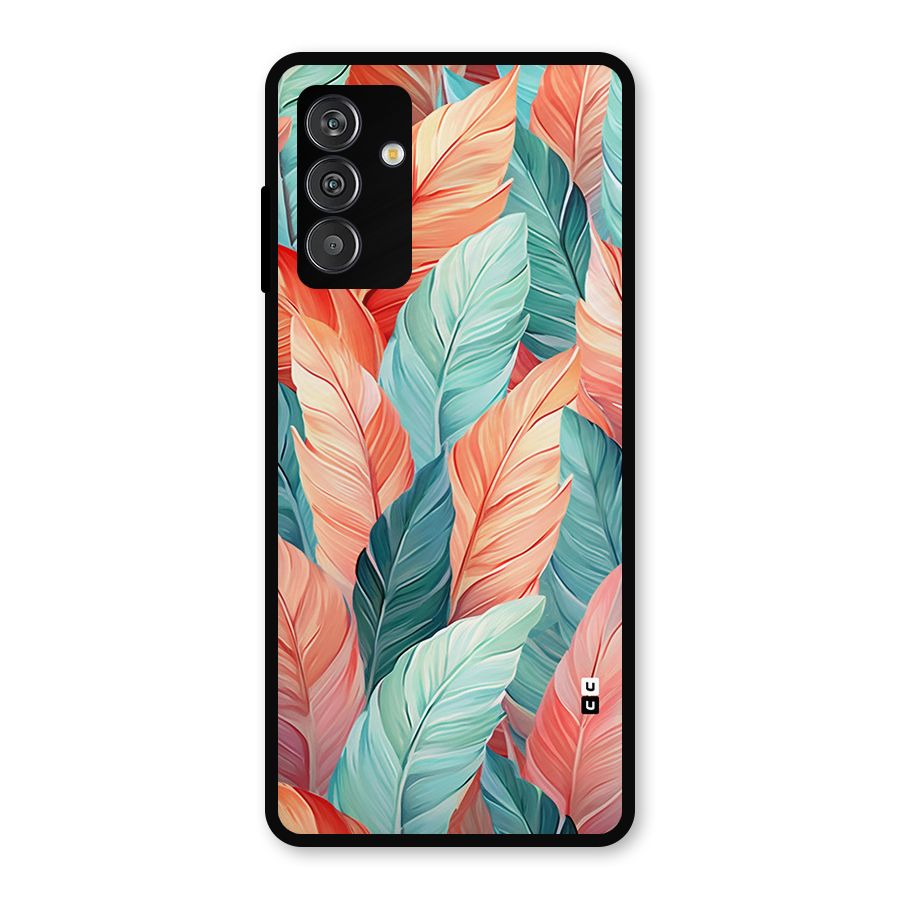 Amazing Colorful Leaves Metal Back Case for Galaxy F13