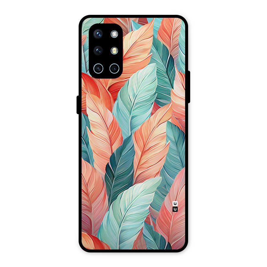 Amazing Colorful Leaves Metal Back Case for OnePlus 9R
