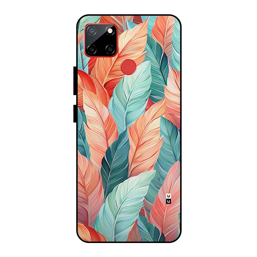 Amazing Colorful Leaves Metal Back Case for Realme C12