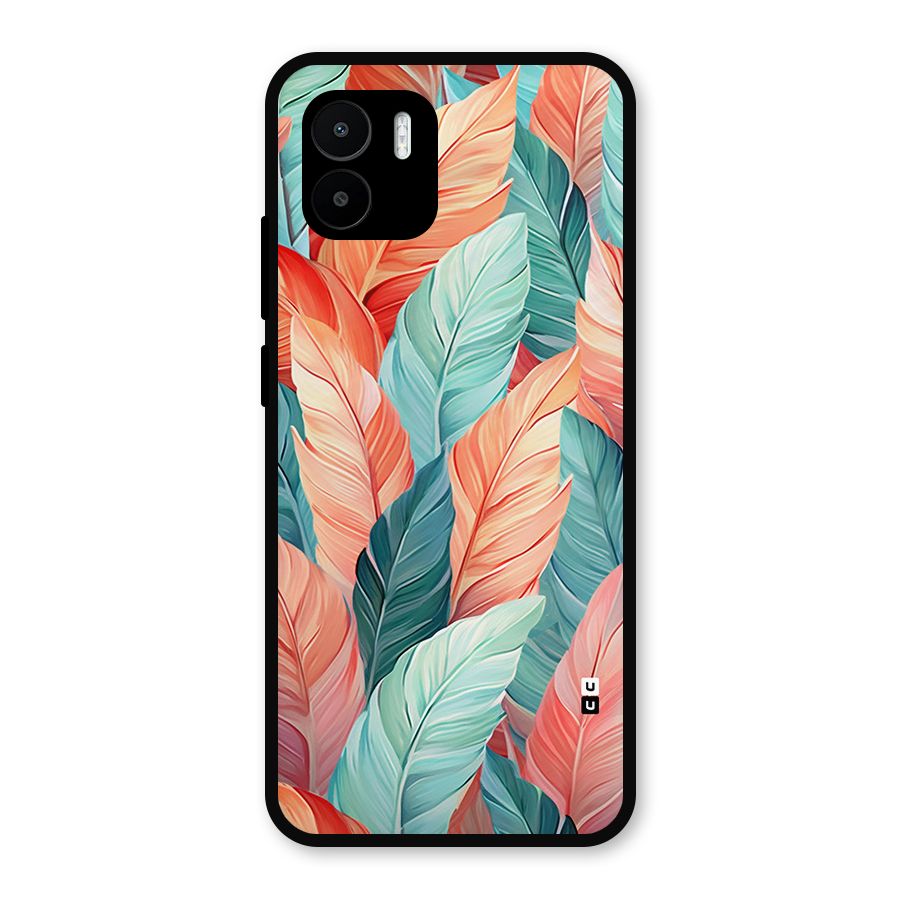 Amazing Colorful Leaves Metal Back Case for Redmi A2