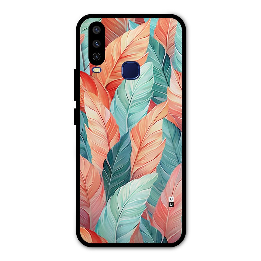 Amazing Colorful Leaves Metal Back Case for Vivo V17