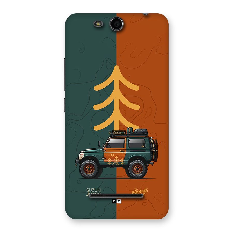 Amazing Defence Car Back Case for Canvas Juice 3 Q392