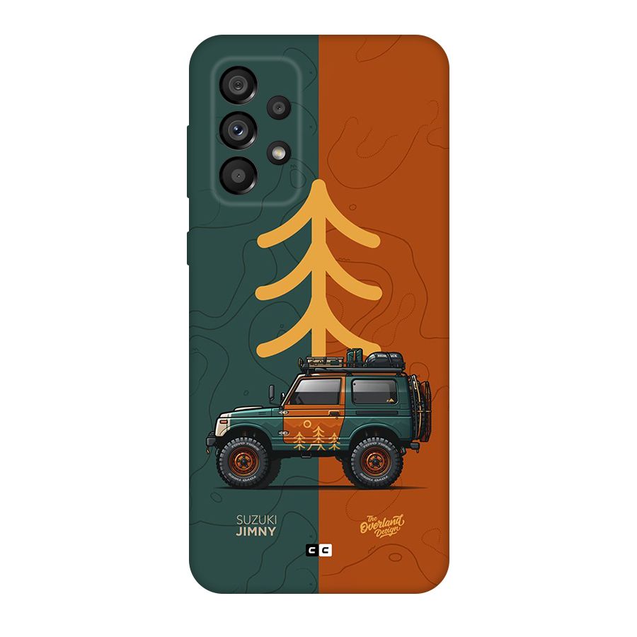 Amazing Defence Car Back Case for Galaxy A73 5G
