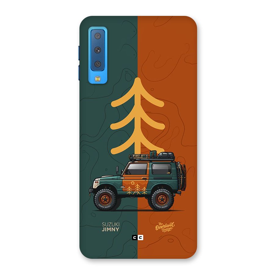 Amazing Defence Car Back Case for Galaxy A7 (2018)