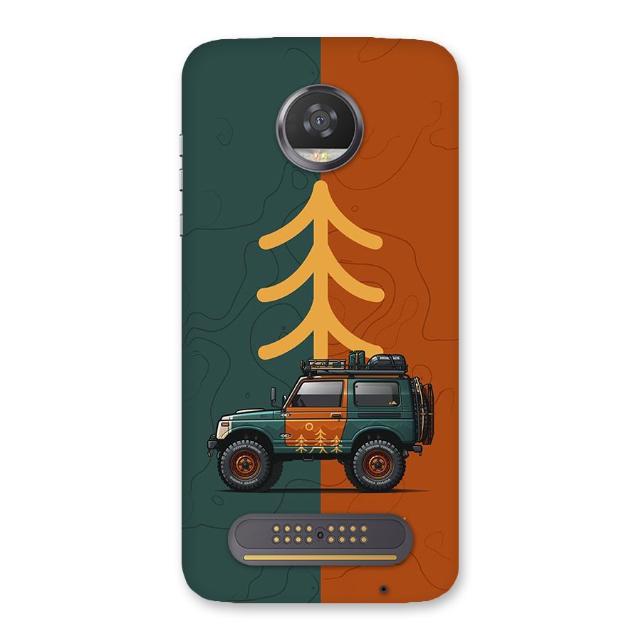 Amazing Defence Car Back Case for Moto Z2 Play