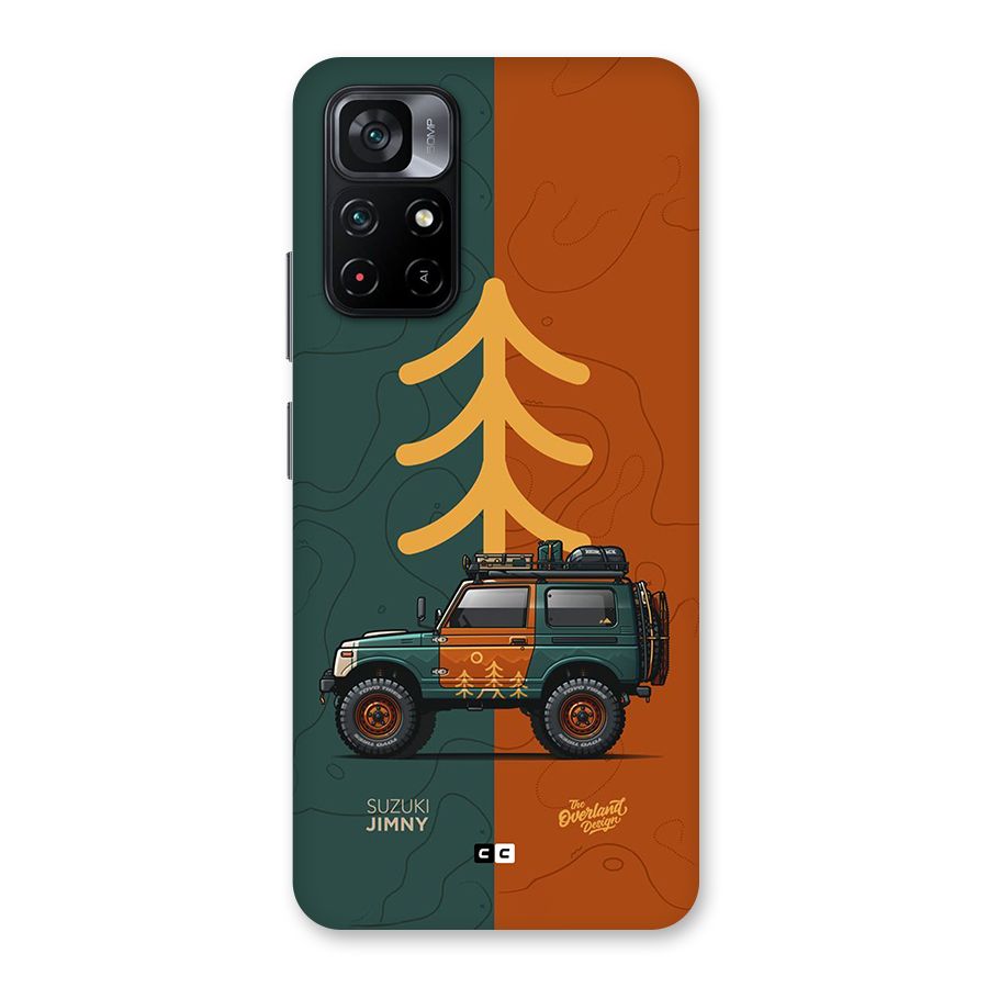 Amazing Defence Car Back Case for Poco M4 Pro 5G